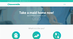 Desktop Screenshot of dynamicmaids.com